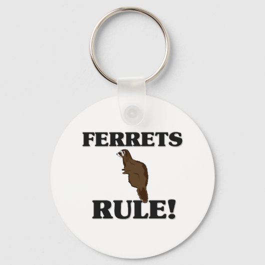 Porte-clés FERRETS Rule ! (Recto)