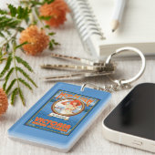 Porte-clés Ferry d'équitation de femme - Victoria, AVANT (Devant droit)