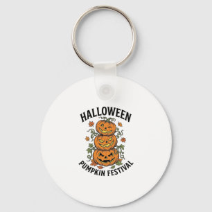 Porte-clés Festival de citrouilles d'Halloween Jack O Lantern