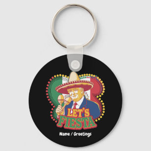 Porte-clés Festive de Fiesta Funny Trump Cinco De Mayo