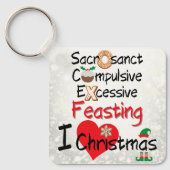 Porte-clés Festive - I Love Christmas (Recto)