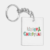 Porte-clés Festive Joyeux Noël | Vacances (Devant gauche)