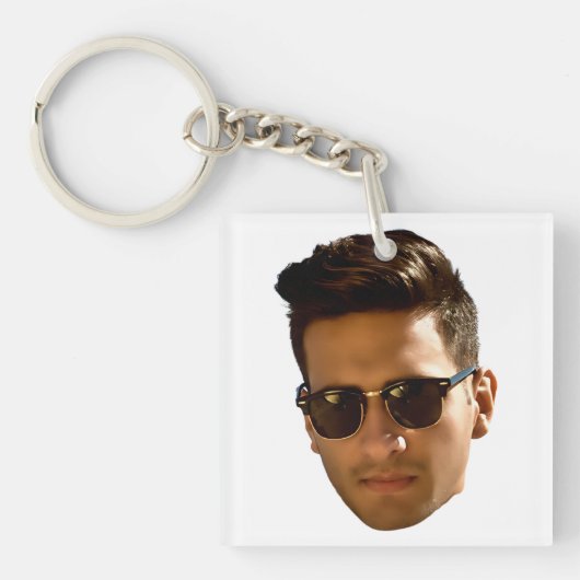 Porte-clés Fête d'anniversaire de Bachelorette avec découpe d (Devant)