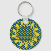 Porte-clés Fête d'anniversaire de Cowboy (Verso)