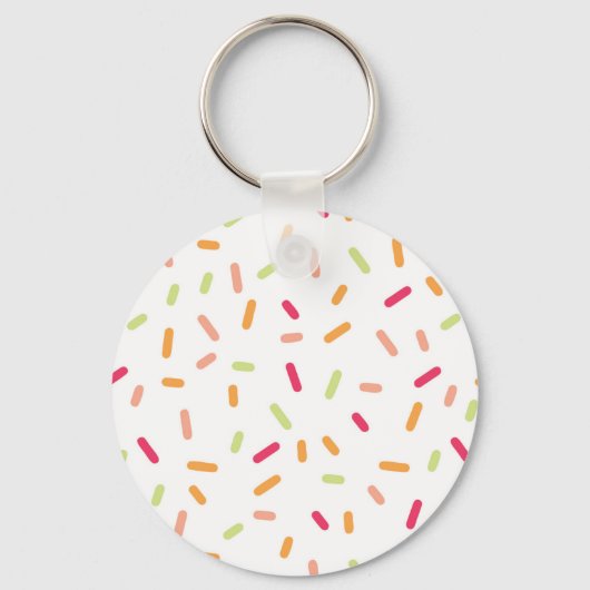 Porte-clés Fête d'anniversaire de la crème glacée (Recto)