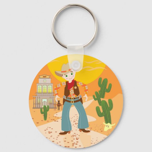 Porte-clés Fête d'anniversaire pour enfant (Recto)