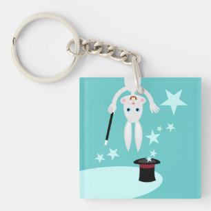 Porte-clés Fête d'anniversaire pour enfant magicien