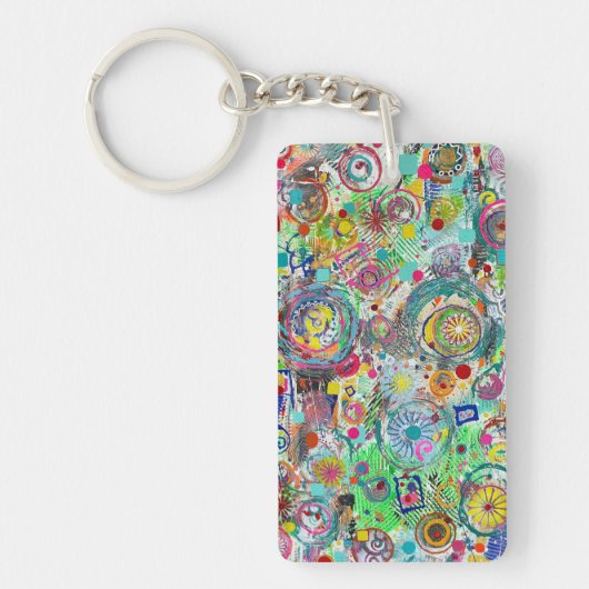 Porte-clés Fête dans un Porte - clé Box (Devant)