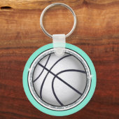 Porte-clés Fête de basket pour les filles, changer de COULEUR (Verso)