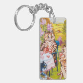 Porte-clés Fête de jardin pour chats (Devant gauche)