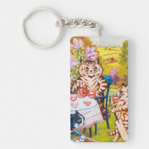 Porte-clés Fête de jardin pour chats