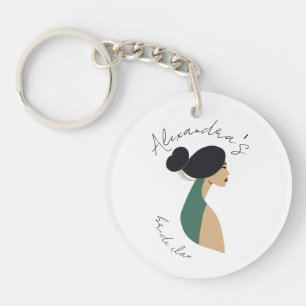 Porte-clés Fête de la Fête des mariées personnalisée, Bachelo