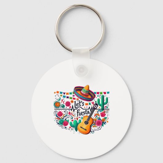 Porte-clés Fête de la fête mexicaine (Recto)