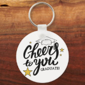 Porte-clés Fête de la meilleure Graduation Graphiques (Recto)