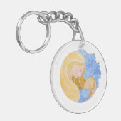 Porte-clés Fête de la mère et de l'enfant | PORTE - CLÉ (Devant gauche)