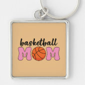 Porte-clés Fête de la mère mère du basket-ball (Devant)