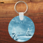 Porte-clés Fête de la Neige, Arbre de Noël (Recto)