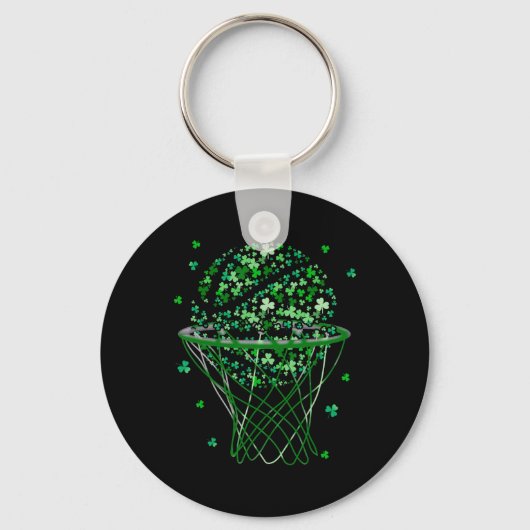 Porte-clés Fête de la Saint-Patrick Trèfle Esquisse Saint-Pad (Recto)
