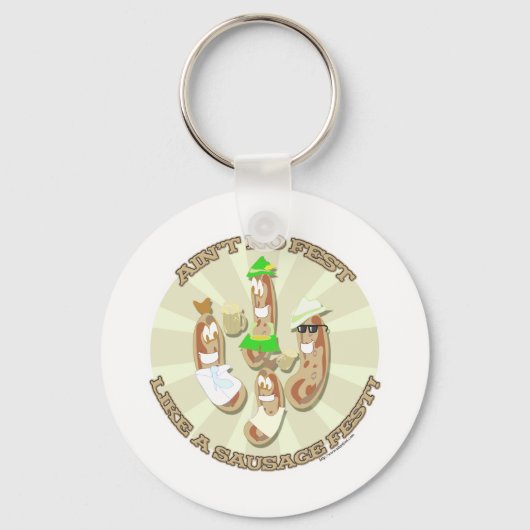 Porte-clés Fête de la saucisse ! (Recto)