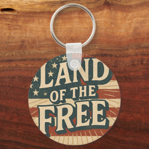 Porte-clés Fête de l'Indépendance des États-Unis d'Amérique V