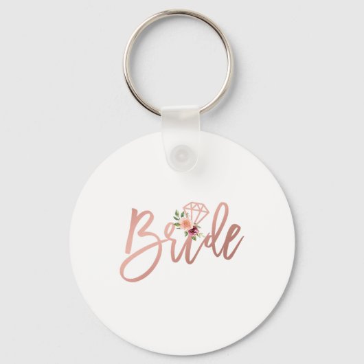 Porte-clés Fête de mariage pour femmes pour la future Mme la (Recto)