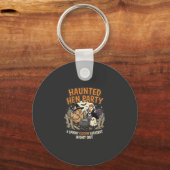 Porte-clés Fête de poule hantée d'Halloween (Recto)