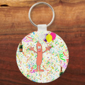Porte-clés fête de saucisse (Recto)