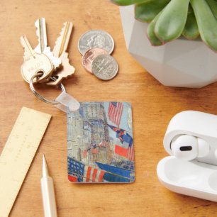 Porte-clés Fête des Alliés, mai 1917 par Childe Hassam, Art V