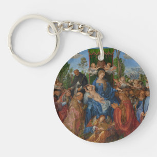 Porte-clés Fête des Garlands Roses, 1506 (huile sur bois)