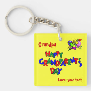 Porte-clés Fête des grands-parents -