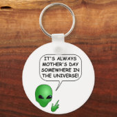 Porte-clés Fête des mères Aliens (Recto)