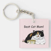 Porte-clés Fête des mères Calico Cat (Devant)