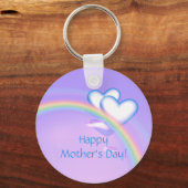 Porte-clés Fête des mères Coeurs supérieurs (Recto)