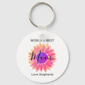 Porte-clés Fête des mères de la meilleure maman du monde des (Recto)