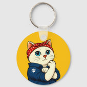 Porte-clés Fête des mères de maman chats (Recto)