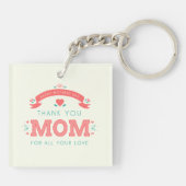 Porte-clés Fête des mères du Merci simple | PORTE - CLÉ (Dos)