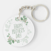 Porte-clés Fête des mères Serment vert Feuille | PORTE - CLÉ (Dos)