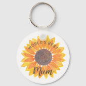 Porte-clés Fête des mères Sunflower World (Recto)