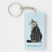 Porte-clés Fête des mères Tabby Cat (Devant)