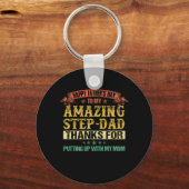 Porte-clés Fête des pères | Bonne Fête des pères À Pas Papa (Recto)