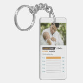 Porte-clés Fête des pères Funny Cinq étoiles (Devant gauche)