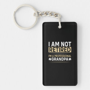 Porte-clés Fête des pères Je Suis Un Grand-Père Professionnel