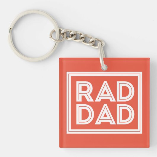 Porte-clés Fête des pères - Rad Dad (Devant)