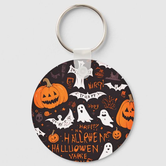 Porte-clés Fête d'Halloween (Recto)