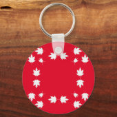 Porte-clés fête du canada (Recto)