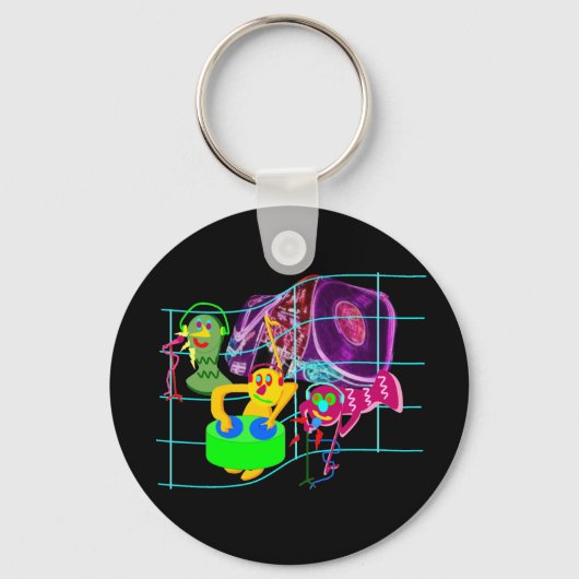 Porte-clés Fête du DJ (Recto)