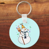 Porte-clés Fête du Porte - clé de Snowman (Recto)