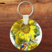 Porte-clés fête du tournesol (Recto)