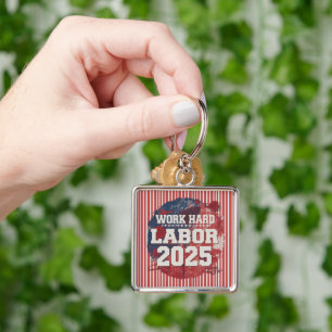 Porte-clés Fête du Travail 2025 Groomsmen Cadeau - Travailler