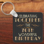 Porte-clés fête le 70e anniversaire (Recto)